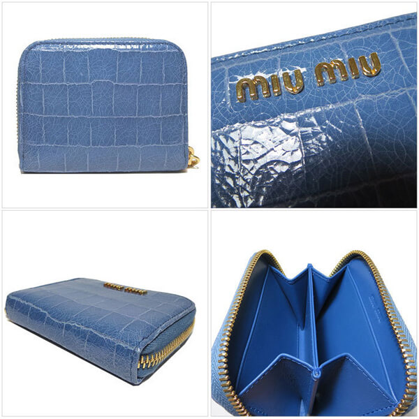2017新作入荷 ミュウミュウスーパーコピー MIU MIU 財布 5MM268 コインケース MARE